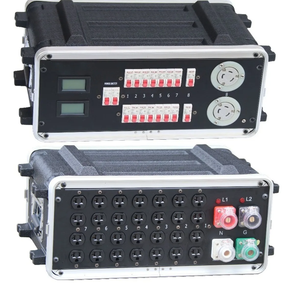 Фото 4U Edison Power Rack Вход Camlock с выходом 28*Edison Power Distro Box №3