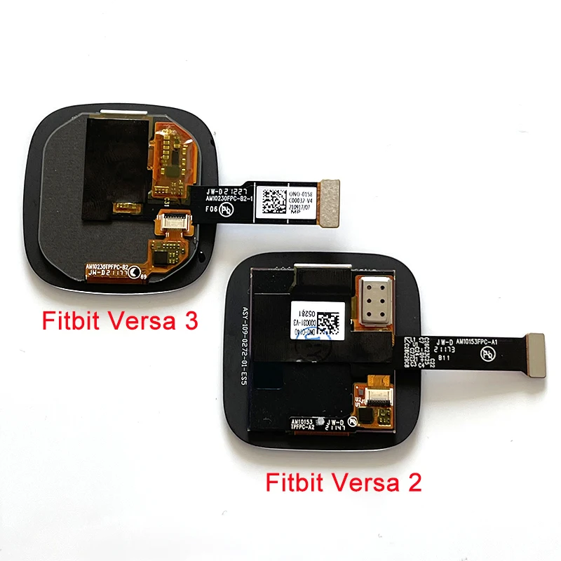Фото Оригинальный ЖК-дисплей M & Sen для Fitbit Versa 2 3, сенсорная панель, дигитайзер для часов Fitbit Versa 4, ЖК-экран для часов Sense 2 №3