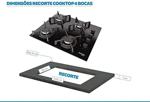 Витрам 4 Bocas - Preto