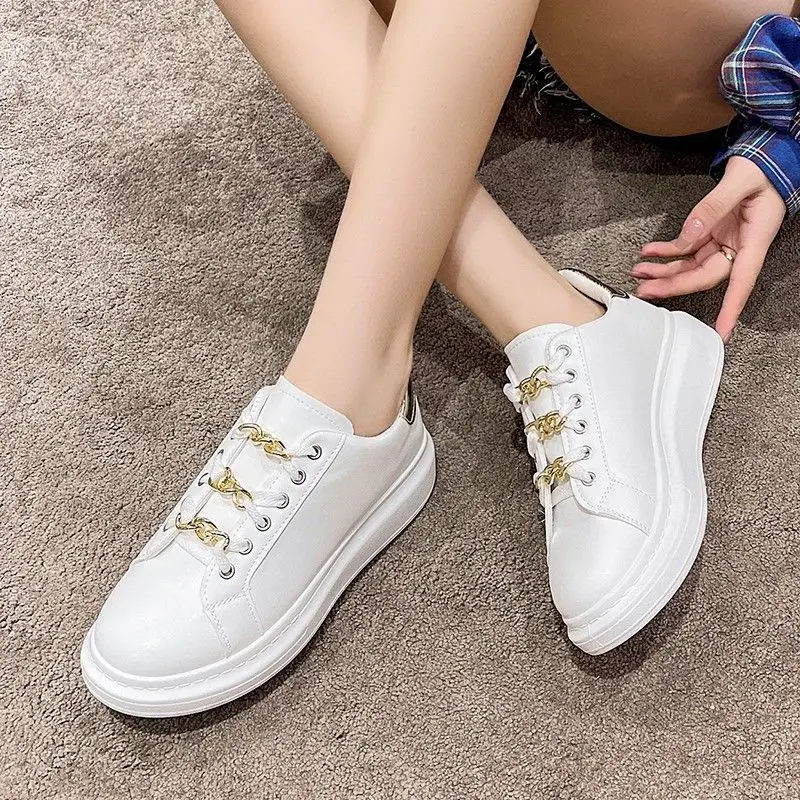 

New Women's White Shoes Leisure Sports Shoes Designer Sneakers for Women Platform Shoes Zapatillas Mujer Designer Shoes Spring