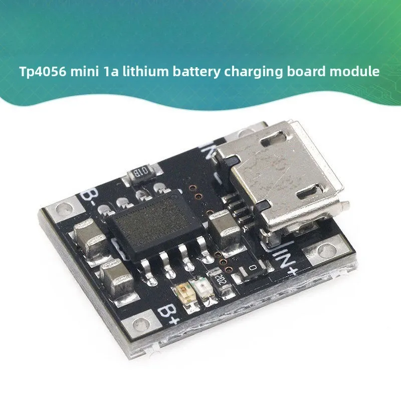 Фото Мини-плата зарядки 1А для элементов питания 18650, вход Micro-USB, схема управления зарядом литиевых батарей, аппаратный аксессуар, 10 шт. №2