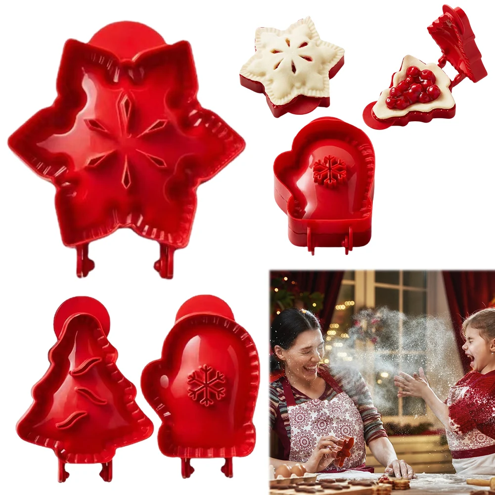 Рождественские карманные формы для пирогов многофункциональные мини-формы