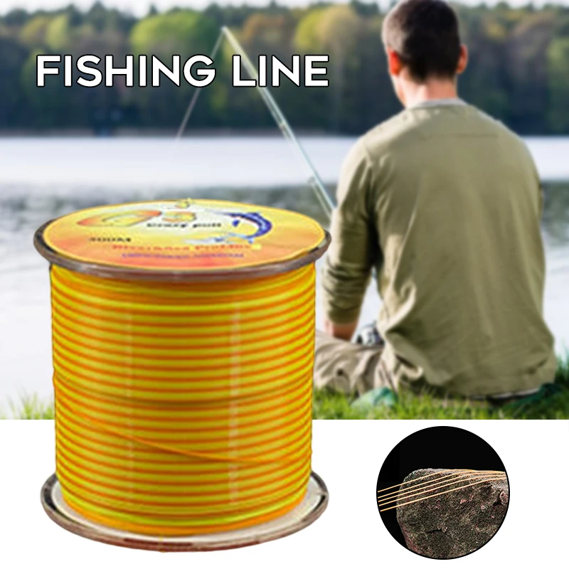 

Rock Fishing Special Line Wear & Corrosion Resistant Nylon Cord Super Strong Pull & Quickly Cut Water 500M Fishing Line B2Cshop