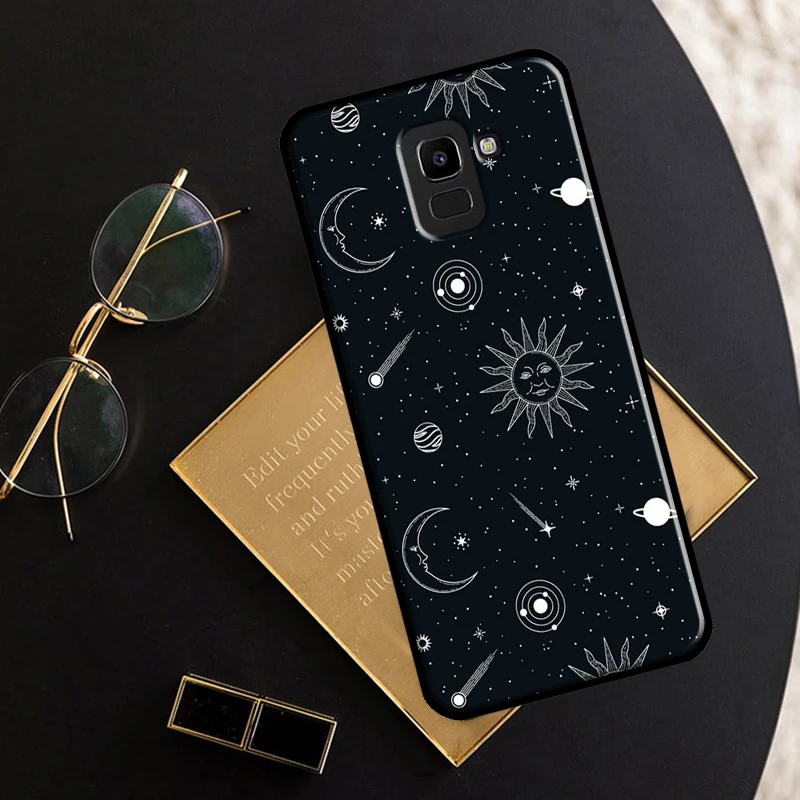 Чехол Sun And Moon Star для Samsung Galaxy J8 2018 J4 J6 Plus A6 A8 A9 A3 A5 2016 J3 J5 J7 2017