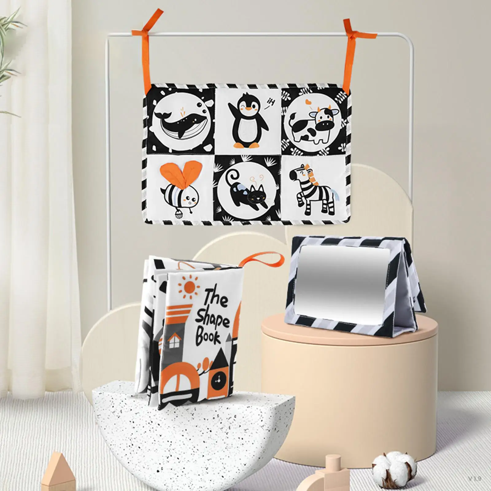 

3 шт., Детские зеркальные напольные 3d-книги