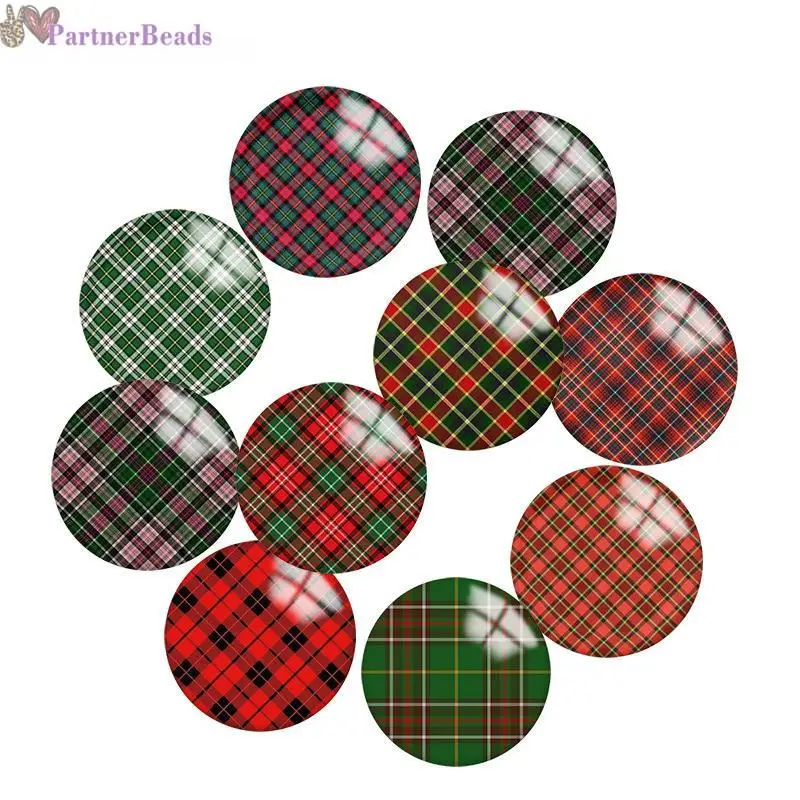 

Lattice Pattern Round Photo Glass Cabochon Demo Flat Back Making Findings 20mm Snap Button N1491