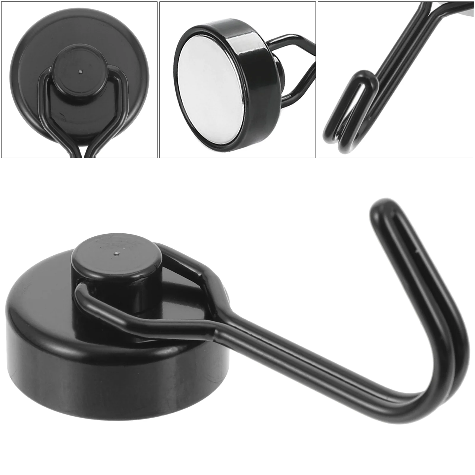

4pcs Sturdy Door Magnetic Hook Iron Door Magnetic Hook Home Magnetic Hook