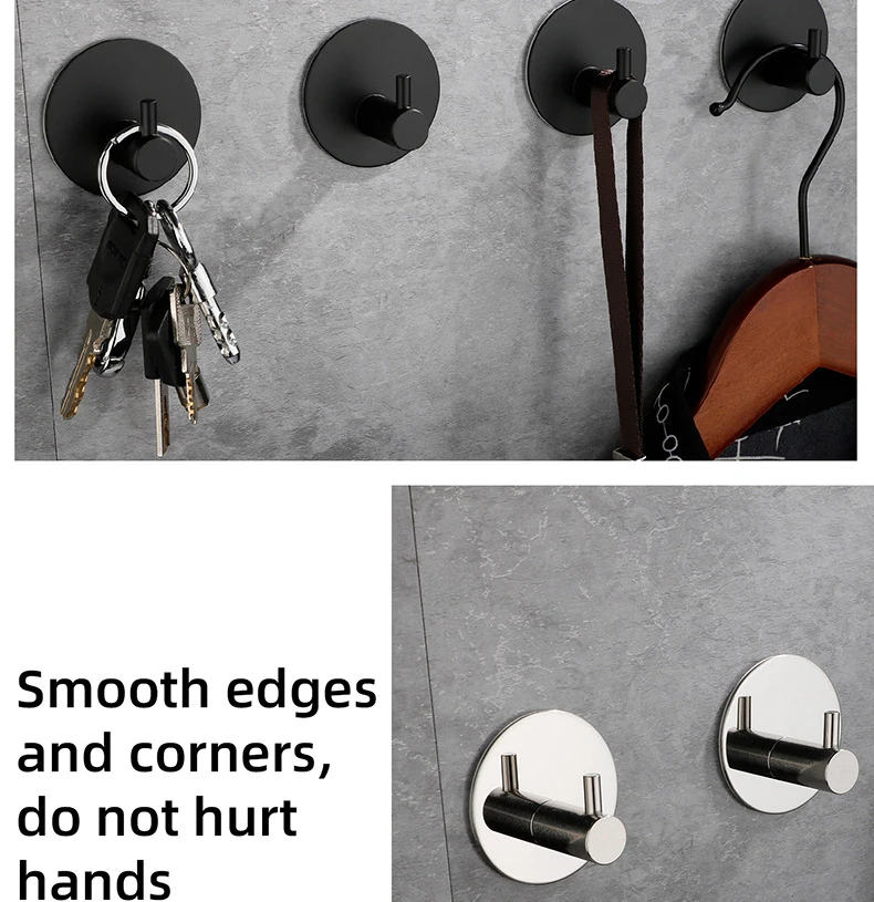 

Amazon, для ванной и кухни, без гвоздей, металлическая фотовспышка, без отверстий, настенная Крышка для одежды, крючок из нержавеющей стали