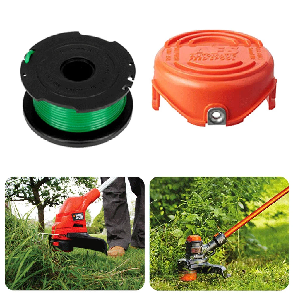 

1Pc String Trimmer Replacement Line W/Cap Lawn Mower Spool Pack Garden Tool Accessories For Black & Decker SF-080 GH3000