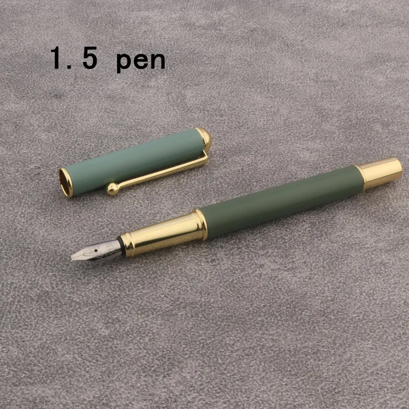 

Перьевая ручка Chouxiongluwei параллельная каллиграфия, матовая, зеленые чернила, 0,7/1,1/1,5/1,9/2,5/2,9 мм