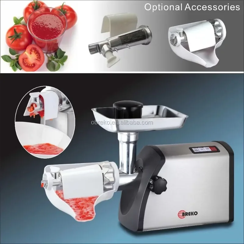 Мощная мясорубка мощностью 3000 Вт AMG36 металлический редуктор и шестерни корпус из