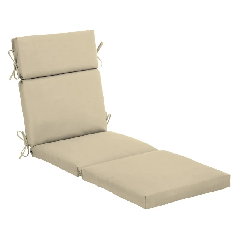 

Outdoor Chaise Lounge Cushion 22 x 77, Tan Leala