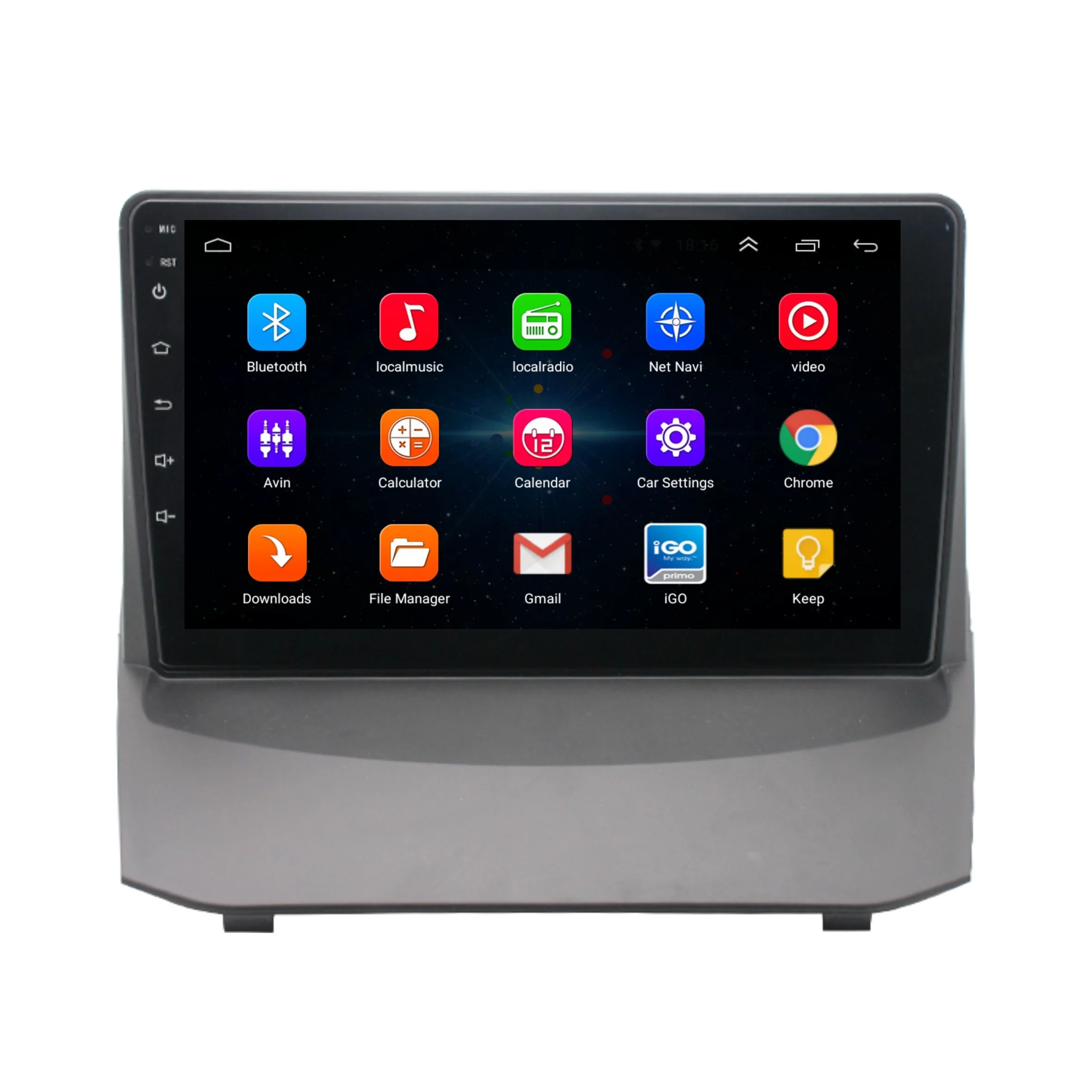 

9-дюймовый сенсорный экран, автомобильный стереопроигрыватель Super HD, видео, Android, GPS-навигация для Ford Fiesta mk6 2008 - 2019