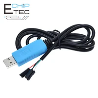 free shipping 1pcs pl2303 ta usb ttl rs232 convert serial cable pl2303ta compatible with win7 win8 win10 vista