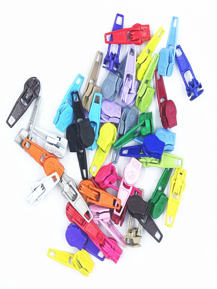 3# 2 Meters 20 Colors Nylon Coil Zippers with 4 pcs Auto lock Zipper Slider - Supplies for Tailor Sewing Crafts | Дом и сад