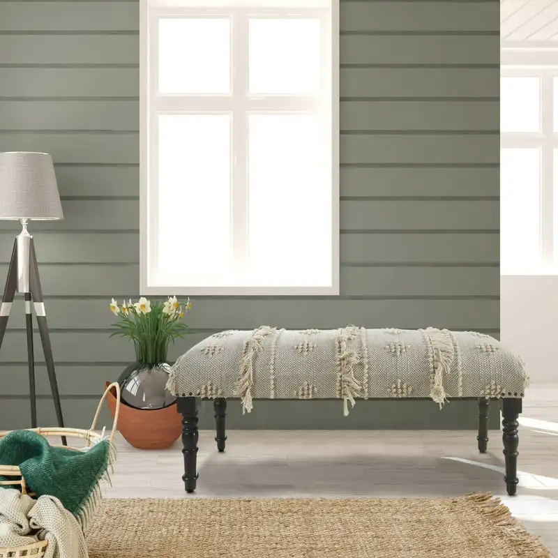 

Intricate Strong Embroidered Cotton Textured Indoor , Blue & Cream