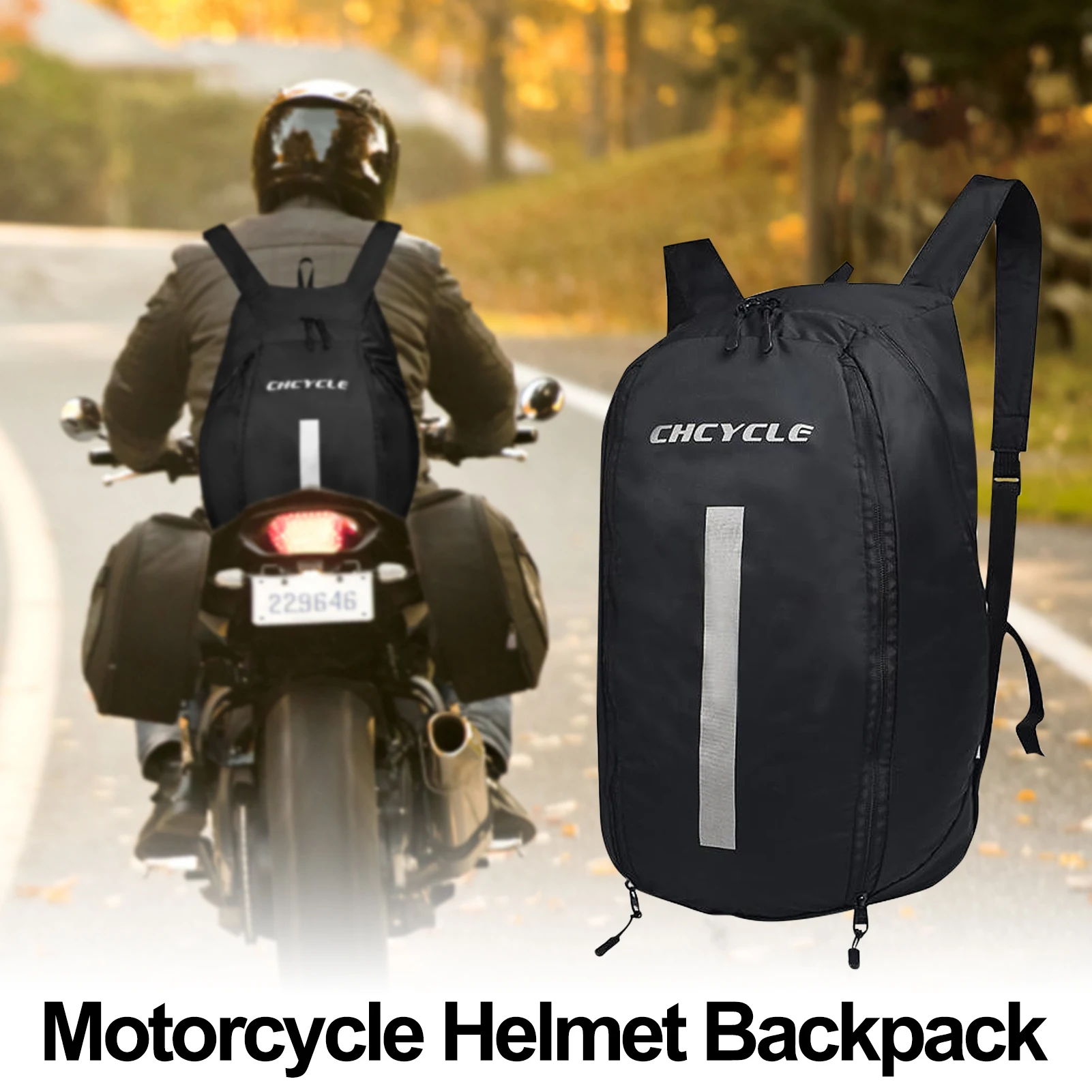 

Motorcycle Helmets Backpack Waterproof Storage Bag Large Capacity Cycling Backpack Lightweight Cycling Equipment For Men Women