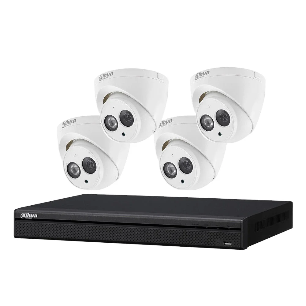 

DH Security Camera System 8POE2108HS-8P-S2 4MP IP Camera Kit Camera Waterproof HDW4433C-A