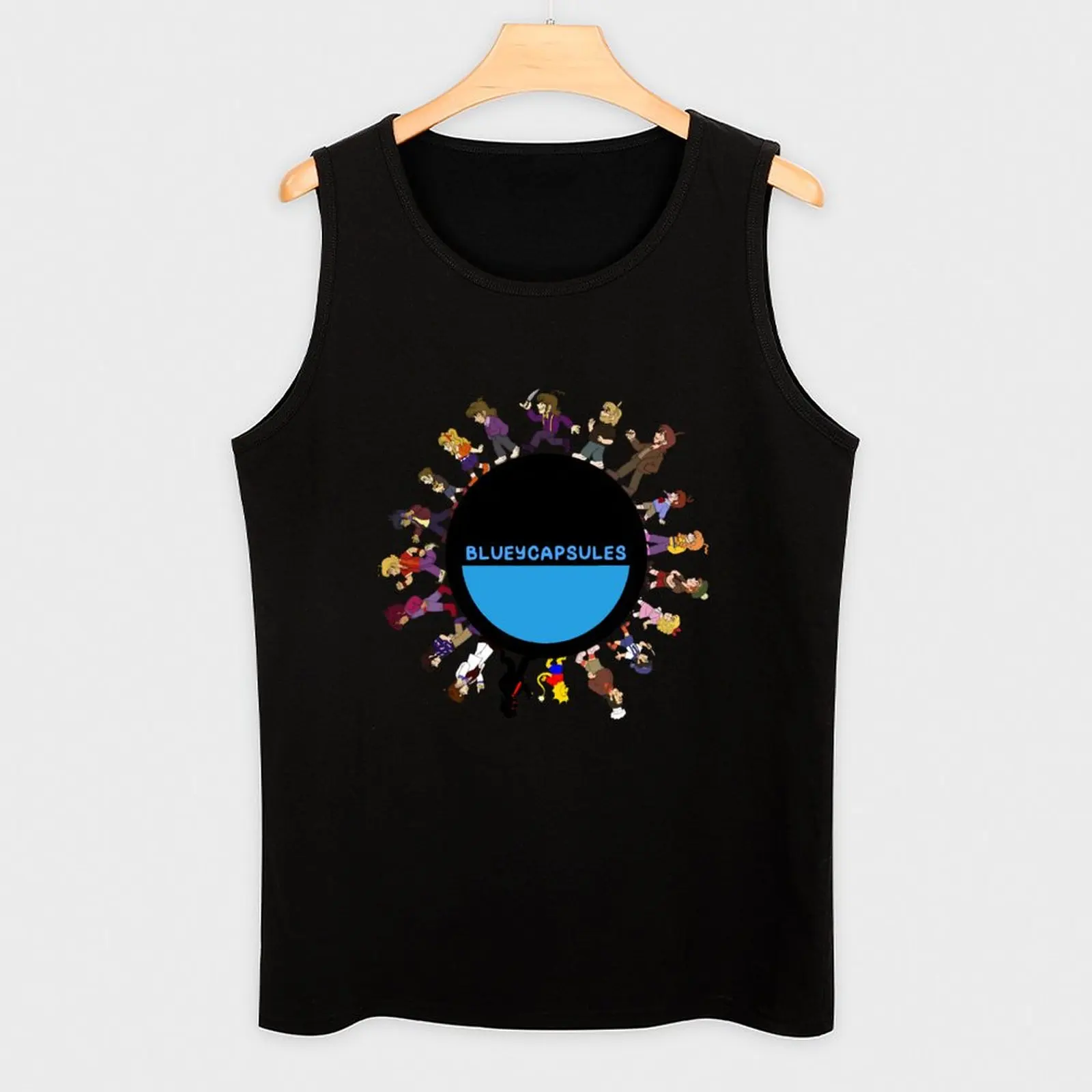 BlueyCapsules Классические жилеты на бретелях для мужчин Мужская одежда тренировочный