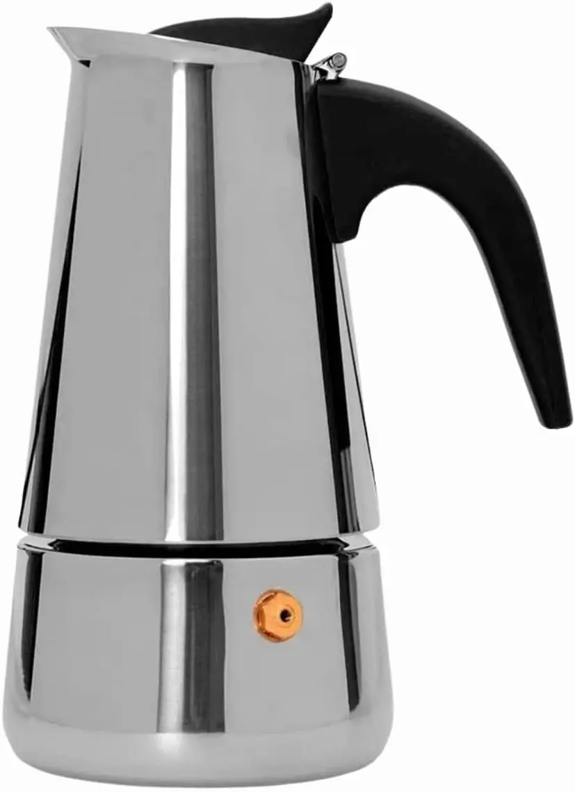 

Italiana 9 Xicaras 500ml Inox Fogão Indução Gás Elétrico Moka Original