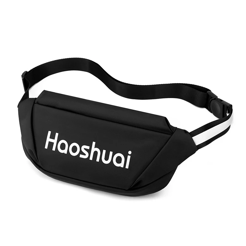

Men Nylon Fanny Waist Pack Hip Chest Running Bag Waterproof Multi-purpose Travel Male Cross body Sling Chest Pack Bum Belt Bags