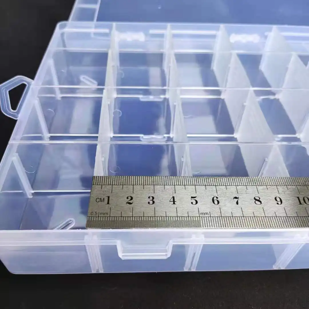 Large Removable 28 Grid Plastic Storage Box Stationery Fishing Gear Jewelry Hardware Tools Medicine Storage and Sorting Box