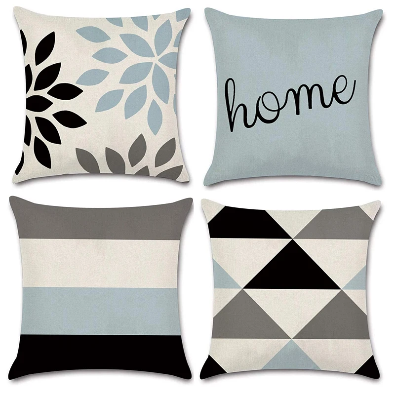 

Pillowcase Super Soft Home Decor 4 Piece Set 45 X 45 Cm