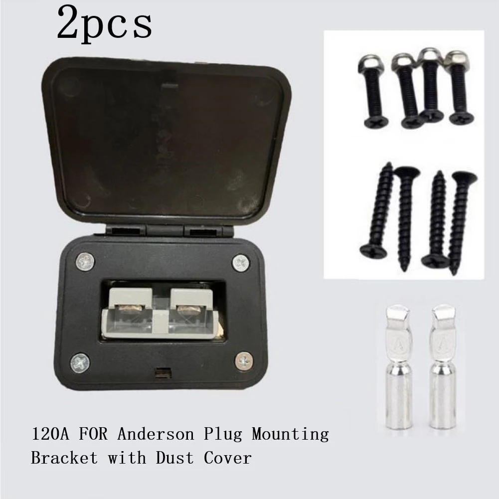 

For Anderson Plug 120A Socket Panel Bracket Panel Assembly For Anderson Socket Anderson Connector Flush Mount Screw 2piece IP40