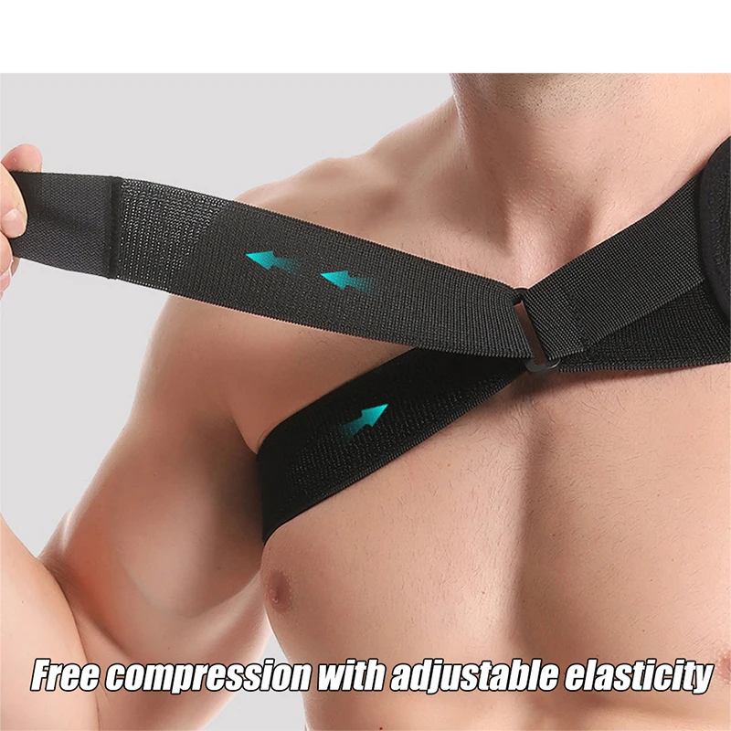 1 шт. компрессионная поддержка плеч дышащая ткань амортизирующий плечевой бандаж