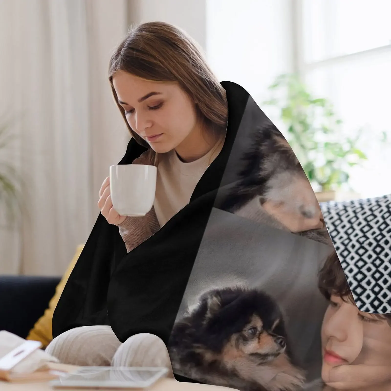 Фото Одеяло Yeontan, одеяло в клетку, роскошное утолщенное одеяло для дивана, одеяла №3