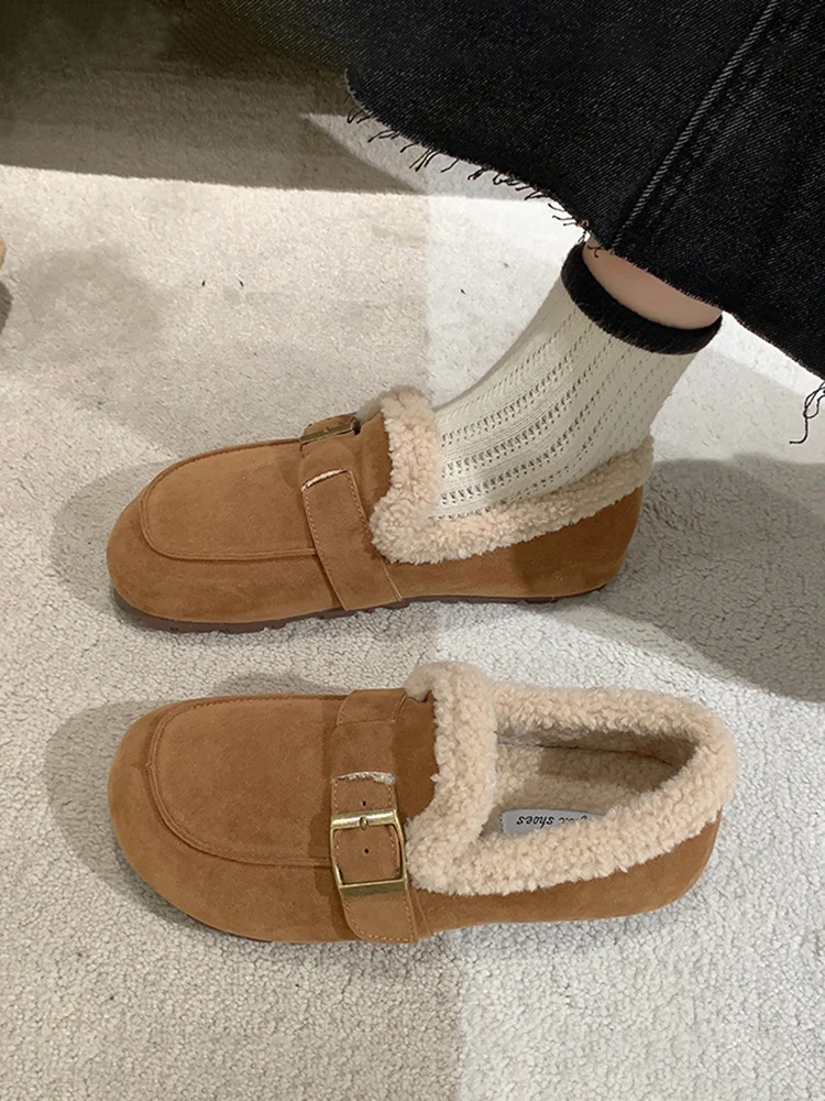 

Shoes Woman 2023 All-Match Casual Female Sneakers Round Toe Modis Slip-on Flats Autumn New Moccasin Cute Slip On Winter Dress