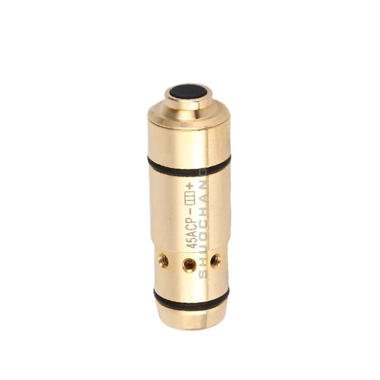 

Tactical Training Laser Bullet 9mm Bore Sight Dry Firing Snap Caps .38spl .380ACP .40 .45ACP Hunting Red Dot Laser Boresighter