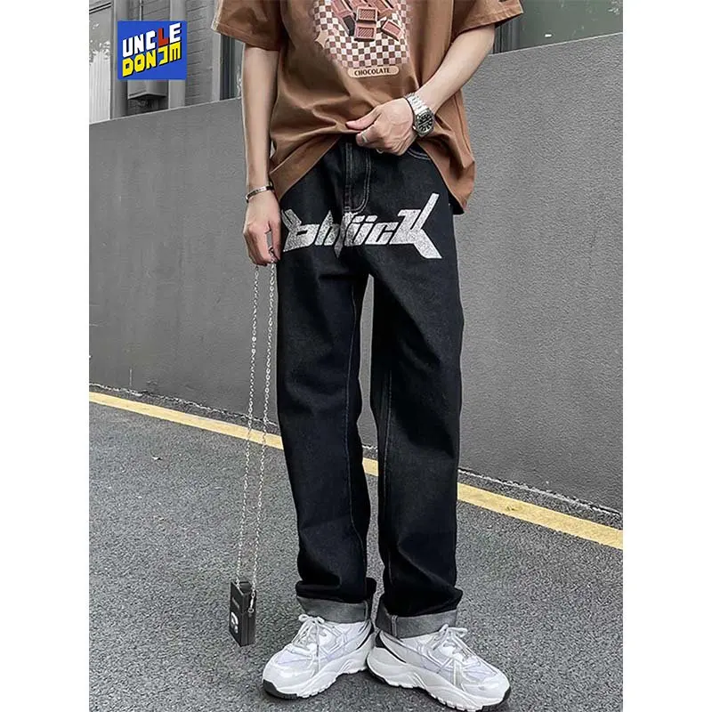 

Y2k hombre Moto & Biker jeans for men hip hop baggy pants 2023 men clothing stock jeans trousers for men dropshipping