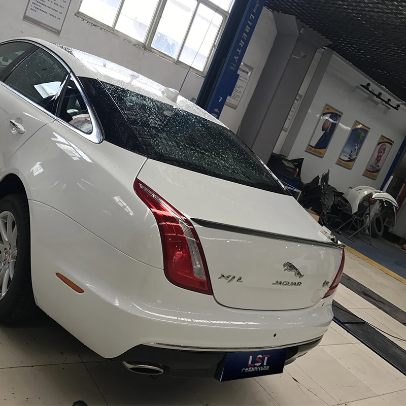 Фото Заднее крыло из углеродного волокна для Jaguar XJ XJL 10-19 задний спойлер; хвостовое крыло; автомобильный комплект; кузовные детали №4