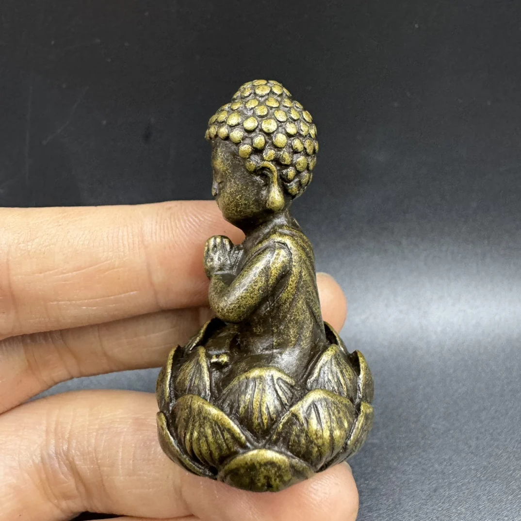 Китайский чистый медный лотос маленькое украшение для самостоятельного