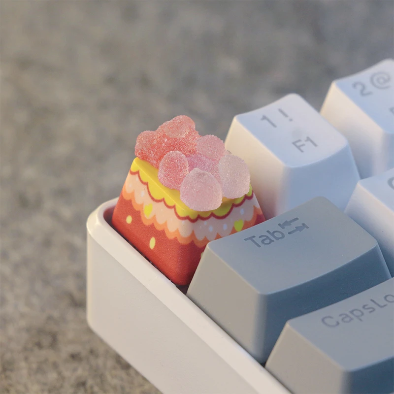 Персонализированные колпачки для ключей ручной работы серия gummy bear парные