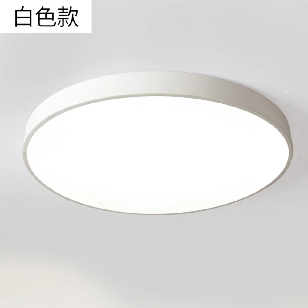 LED ceiling lamp Nordic Modern simple macarone ceiling ultra thin living room bedroom study circular balcony lamp