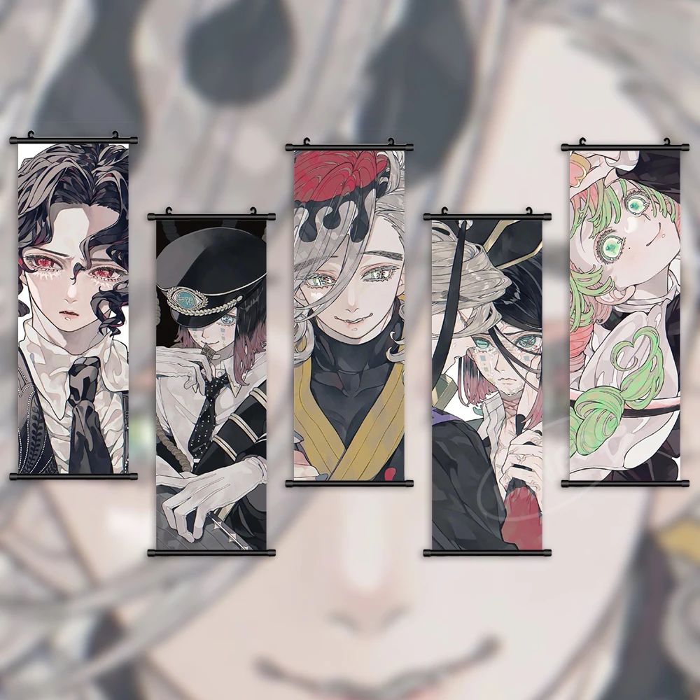 

Print Demon Slayer Picture Canvas Kibutsuji Muzan Home Decor Douma Poster Scroll Kanroji Mitsuri Hanging Anime Painting Wall Art