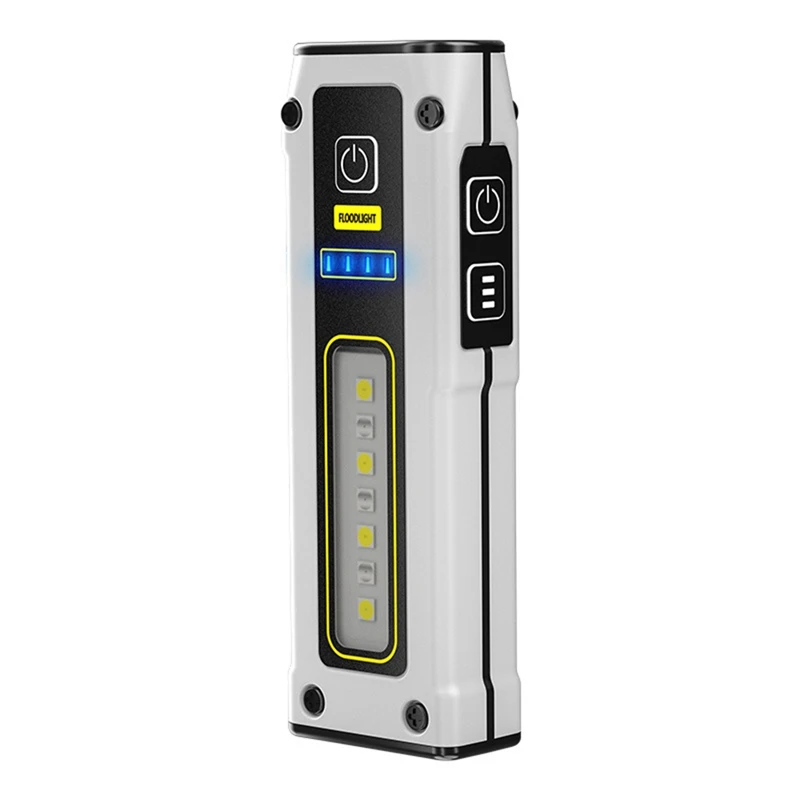 

Bestmini COB портативсветильник перезаряжаемая мощная магнитная Рабочая лампа, мощная светодиодная вспышка с внешним аккумулятором