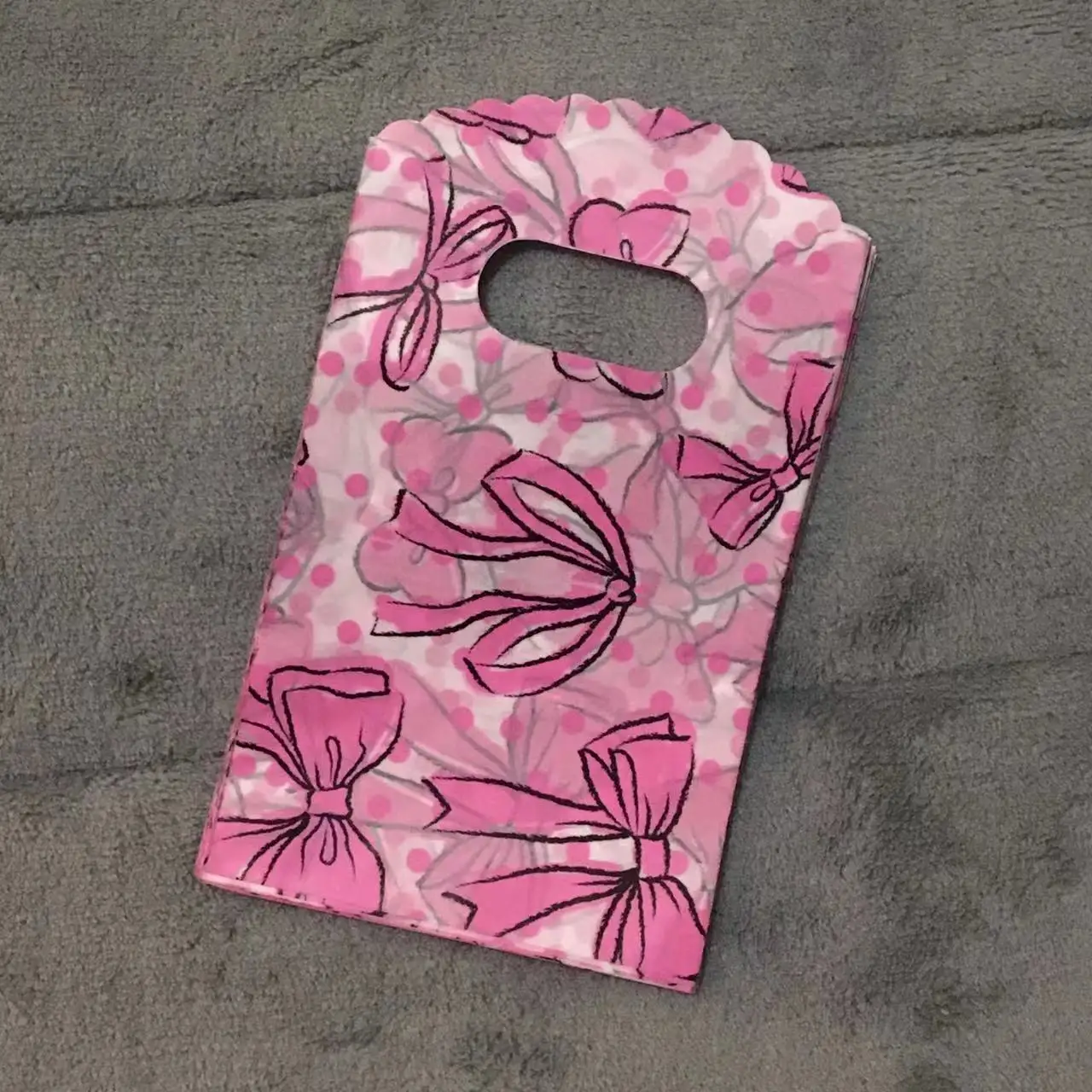 

Мини пакеты для подарков FOUYIM розовые 50 шт