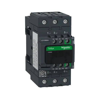 LC1D80ABBE TeSys Deca контактор 3P 66A AC-3 до 440 В катушки 24 В DC EverLink