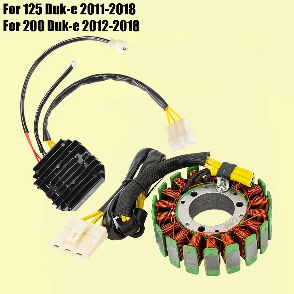 

Катушка статора + Регулятор выпрямителя Для KTM Duke 125 200 2012 - 2018 2013 2014 2015 2016 2017 Duke125 Duke200