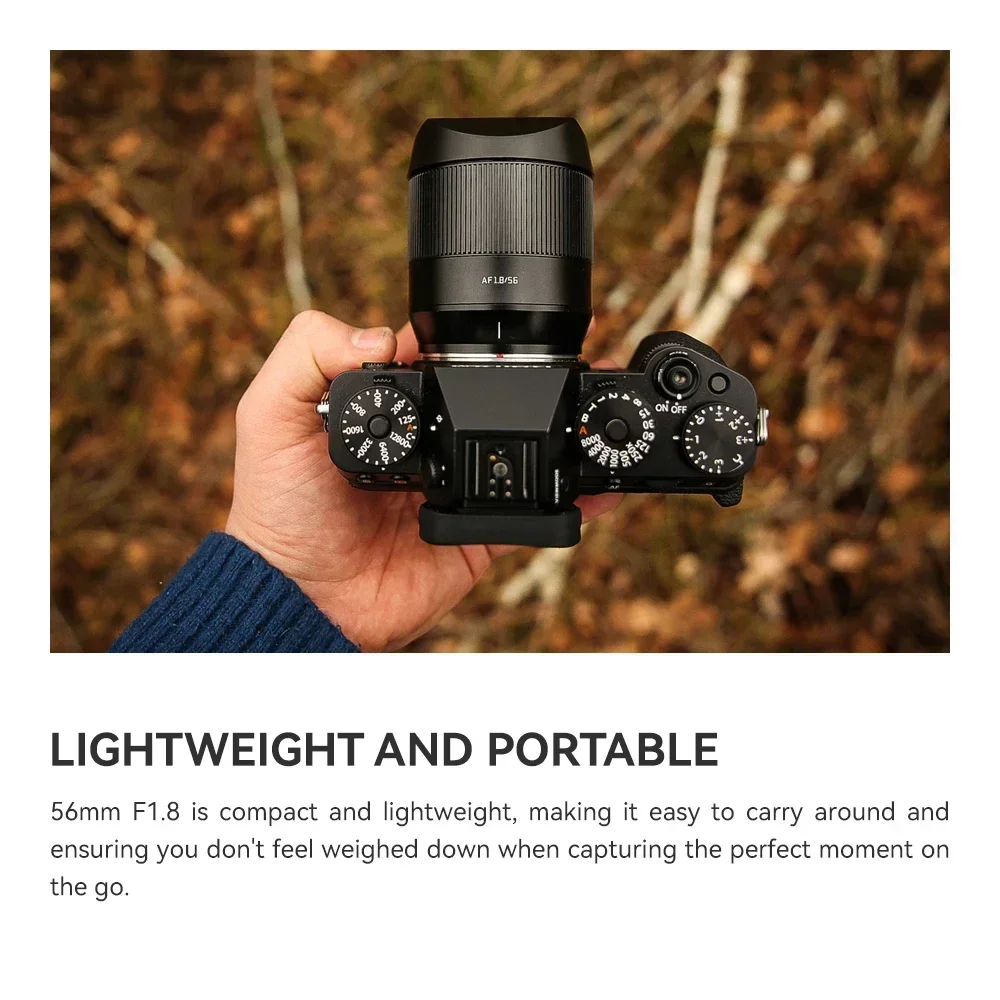 TTArtisan Auto Focus 56mm F1.8 camera lens X E Z mount for Fujifilm XS10 XS20 X-H2s XT5 XT30 Sony a6000 zve10 a6700 Nikon zfc