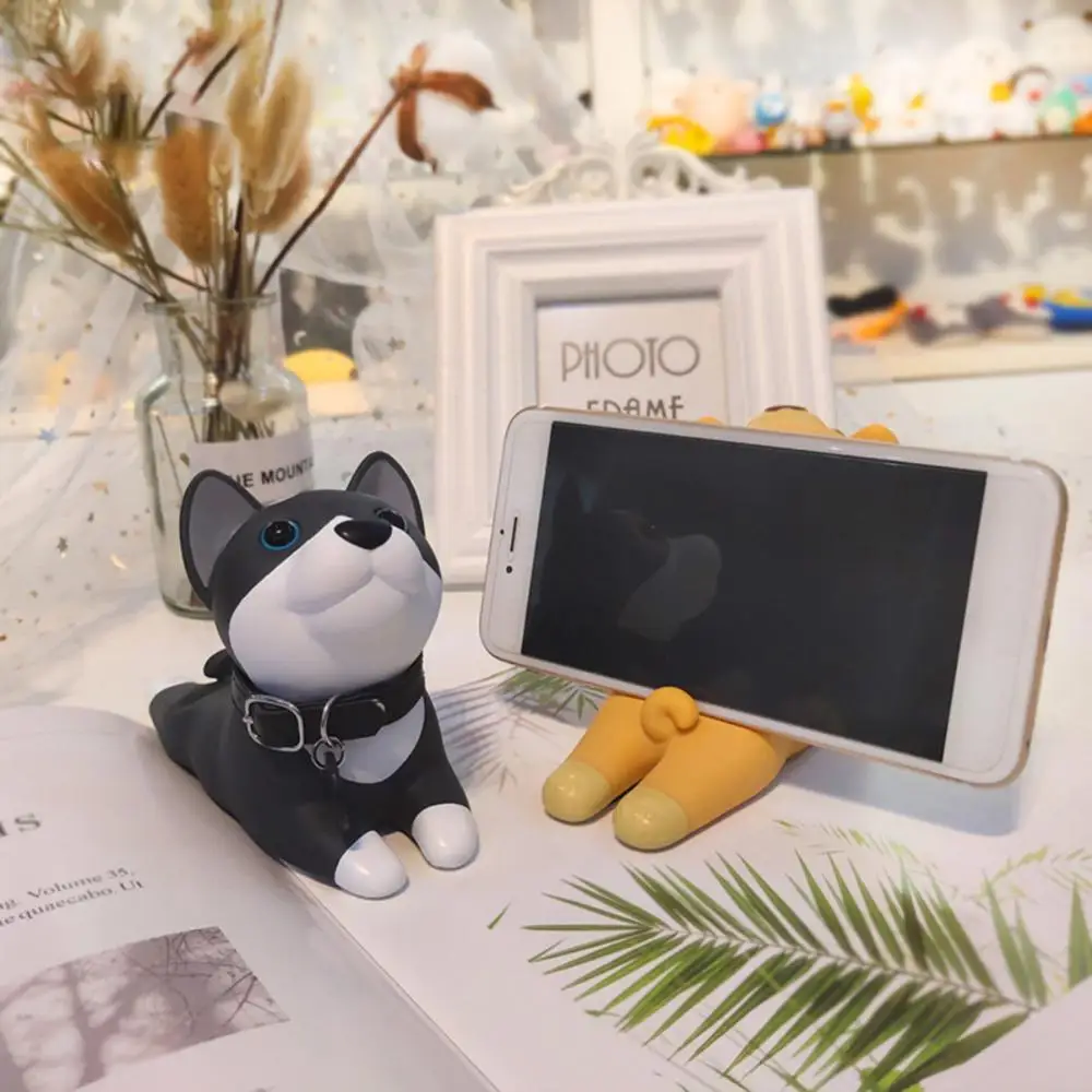 

Creative Non-slip Mobile Phone Holder Cartoon Puppy Stand Adjustable Phone Stand Cellphone Holder Smartphone Mount