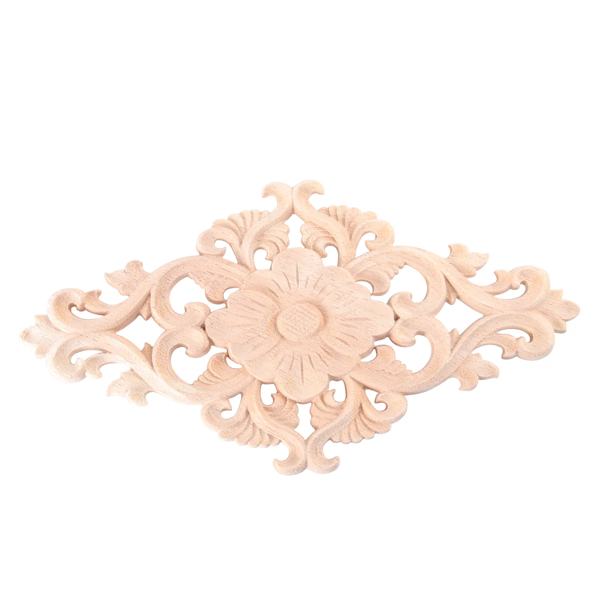 

Corner Furniture Applique Wood Corner Woodsy Decor Carved Wood Appliques Home Decoration Furniture Onlays Petals