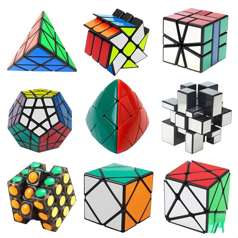 

Special-Shaped Two Third-Order Megaminx Set Full Set Mirror Pyramid SQ1 Oblique Magic Wheel Hot Wheel Toy Magic Cubes