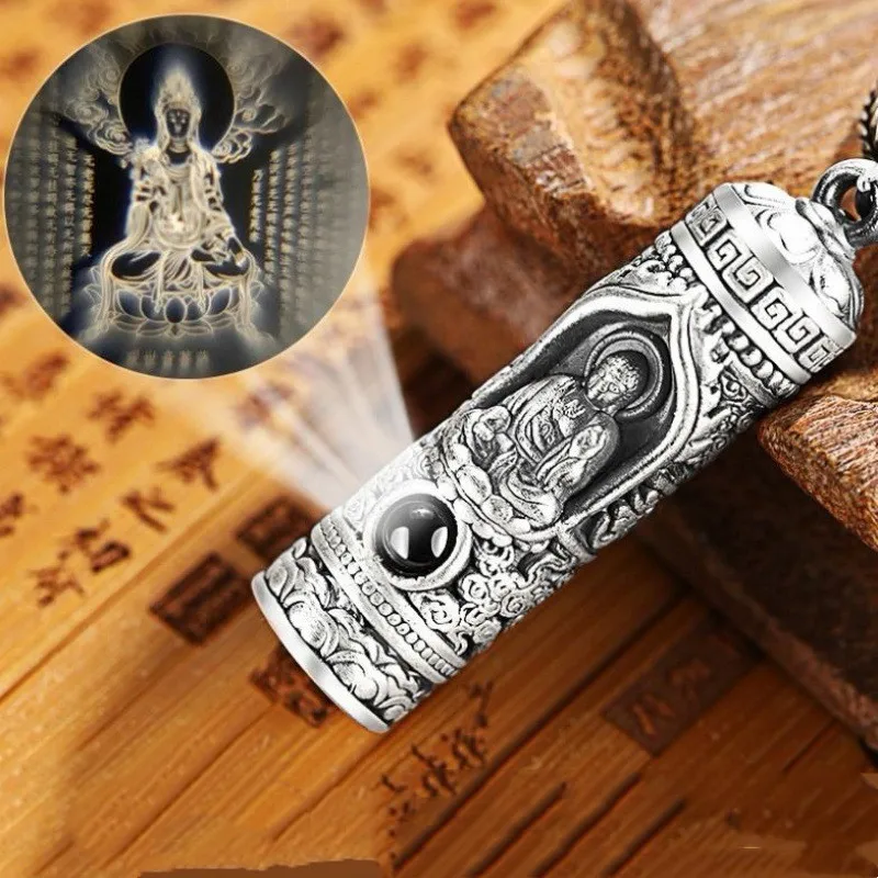 

10pc Handmade Necklace Nepal Buddhist Buddha Pendant Choker Eight Guardian God Projection Pendant Necklace Men's Women's Jewelry