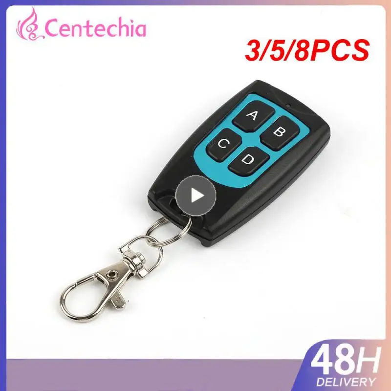

3/5/8PCS Copy Code Remote 4 Channel Door Duplicator Remote Control Wireless Gate Garage Door Auto Key Smart Home 433mhz