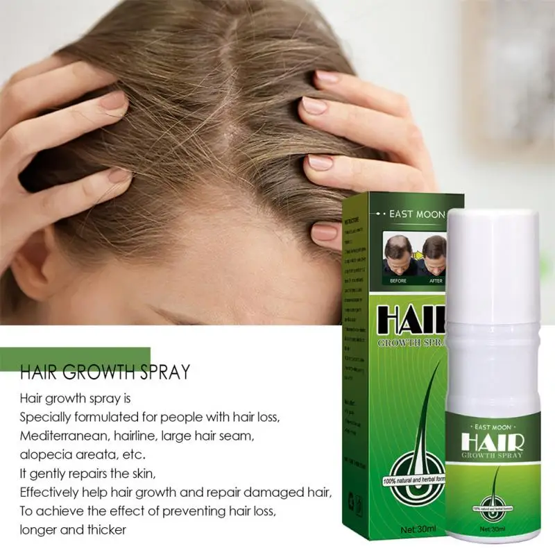 

30ml Polygonum Multiflorum Hair Growth Spray Scalp Moisturizing Nutrient Solution Anti Hair Loss Hair Care Liquid Spray Repair