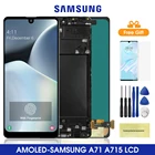 ЖК-дисплей AMOLED A715 6,7 дюйма для Samsung Galaxy A71, ЖК-дисплей, сенсорный экран, дигитайзер в сборе для Samsung A71 A715 A715F A715FD, ЖК-дисплеи